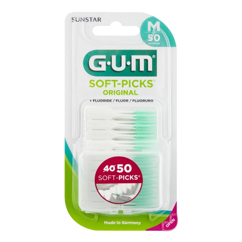 GUM SOFT-PICKS, ORIGINAL, MEDIUM, LARGE 50PCS