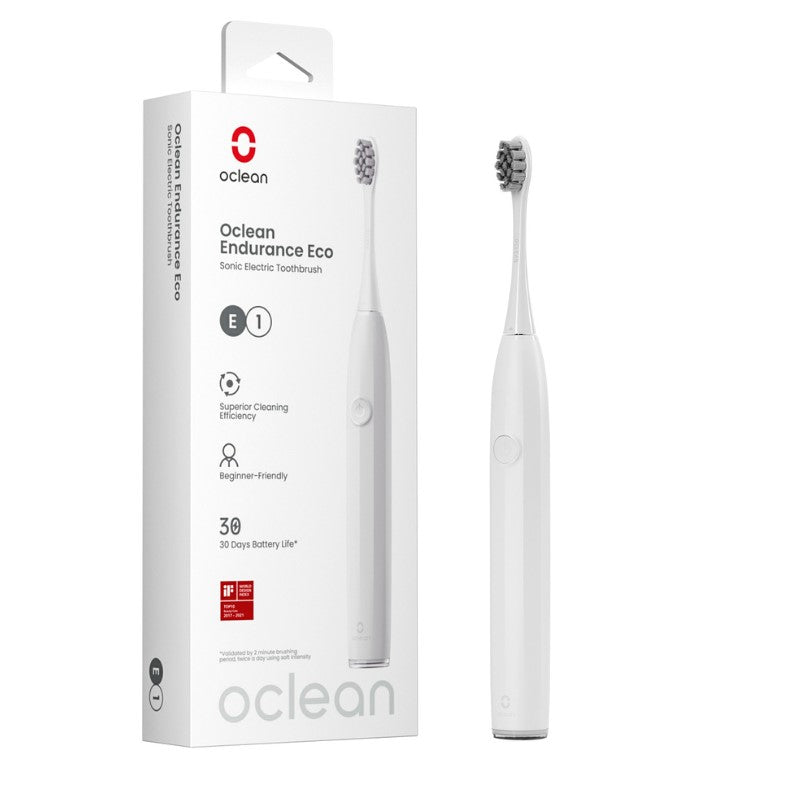 OCLEAN: ENDURANCE ECO SONIC TOOTHBRUSH: WHITE AND/OR BLACK