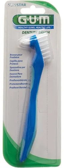 G.U.M T/B SPECIALTY, DENTURE BRUSH