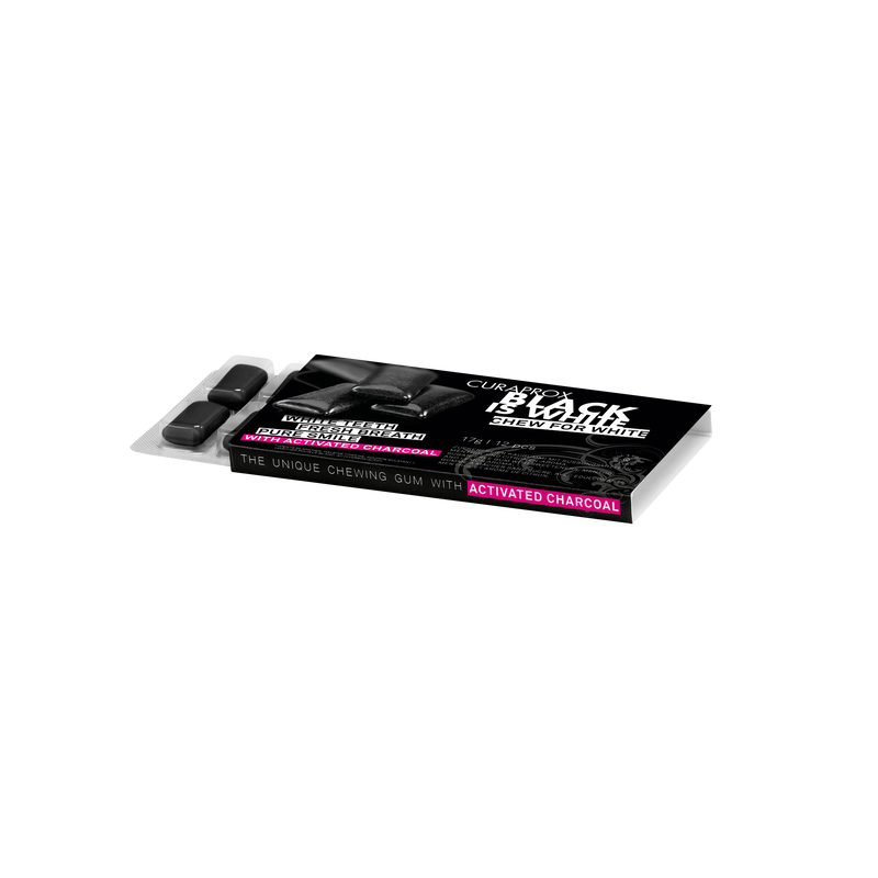 Curaprox Black is White Chewing Gum Single