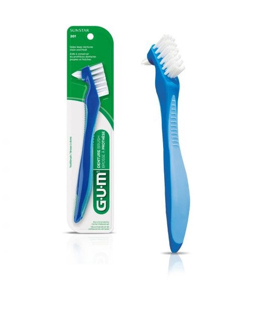 G.U.M T/B SPECIALTY, DENTURE BRUSH